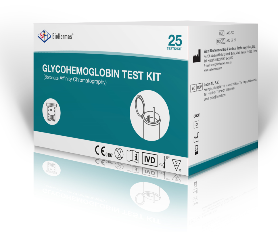 Tira de prueba de glicohemoglobina de Laboratory Clinic