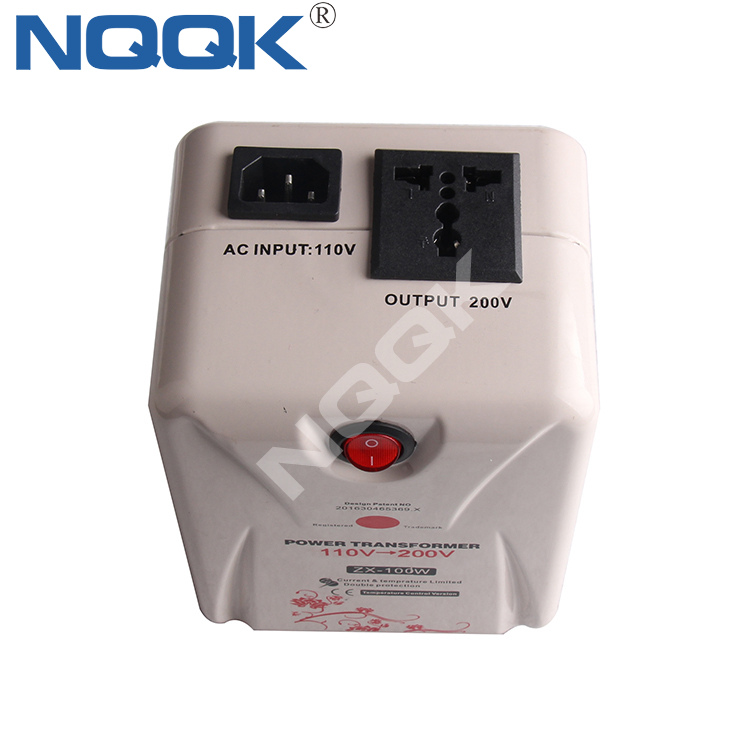 Input 110VAC Output 220V 100va 100W power transformer for current temperature limited double protection