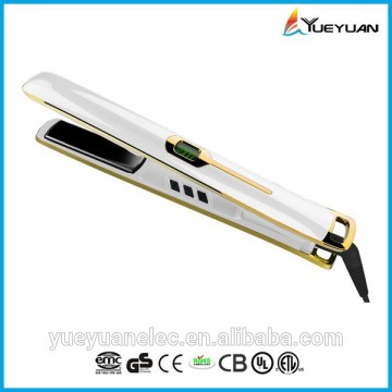 MCH heater Titanium flat iron negative ionic anti-static hair styling Titanium flat iron