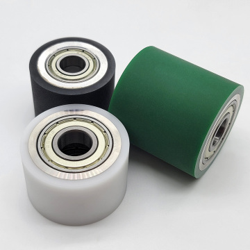 Customized Size Polyurethane Rubber Roller PU Rubber Coated Roller Bearings