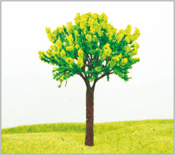 13cm Handmade Custom Green Miniature Model Trees