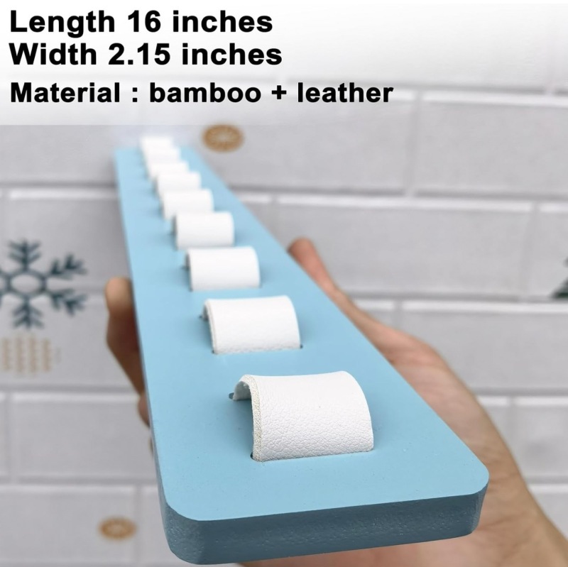 Home Wall Mounted Wood Glasses Holder