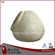 Natural Polished Granite Stone Flower Pots