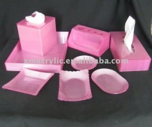 High grade Colorful Acrylic tissue box