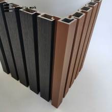 WPC Wall Cladding Exterior: External WPC Wall Cladding Slatted