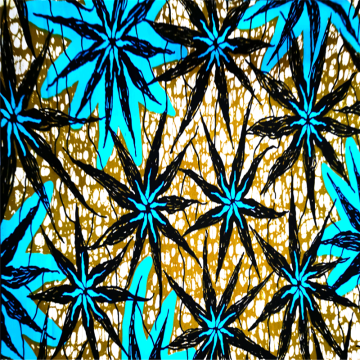 Smooth Anti-wrinkle Africa Wax Printed Polyester Fabrics