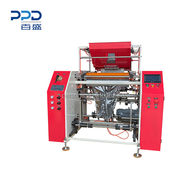 China Manufacture Fully Auto 3 Turret Pallet PE Stretch Film Rewinding Machine