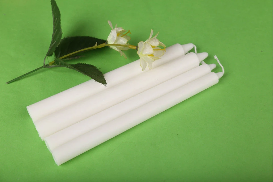 Home Decorative White Wax Candle for Christmas