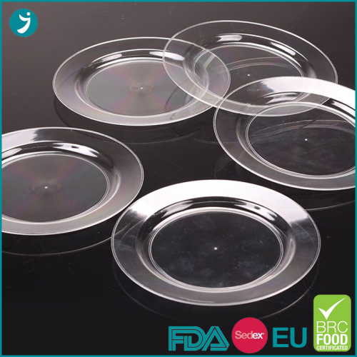 Clear Plastic Disposable Plates