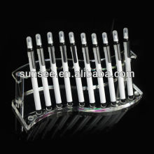 Fashion clear curved unique acrylic pen display holders