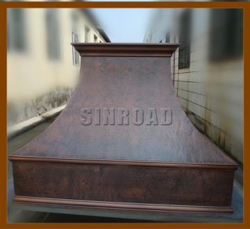 kitchen range hood copper hood