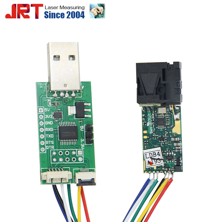 Sensor de distância baseado em laser em série de 5m USB