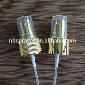 mist sprayer in gold color, 24/410 fine mist sprayer, fine mist water sprayer