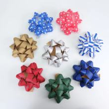 BPB Gift Craft Mini Star Package Decoration - Red Packing Star Bows
