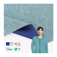 Medium Weight 12G Wool Knitting Bonded TPU 150D Recycled Sports Wear Fabrics