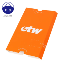 Size printing 350gsm cardboard sleeve packaging for boxes