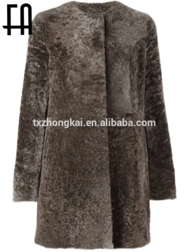 Factory direct wholesale men's wool fur jacket women's wool fur leather coat