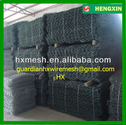 pvc coated gabion mesh/pvc coated gabion wire mes/gabion box pvc coated hexagonal wire mesh/pvc coated gabion box mesh