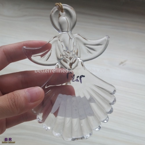 Glass Angel Hanging Ornament For Christmas