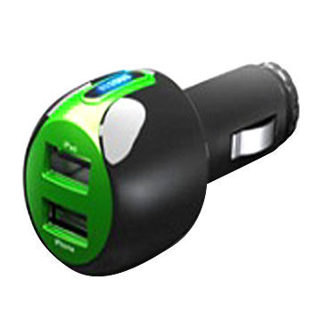 Car charger, FM transmitter for iPod, iPhone, iPad