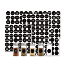 Kitchen Waterproof Washable Jar Stickers: Customizable Food Storage Containers and Preprinted Spice Jar Labels