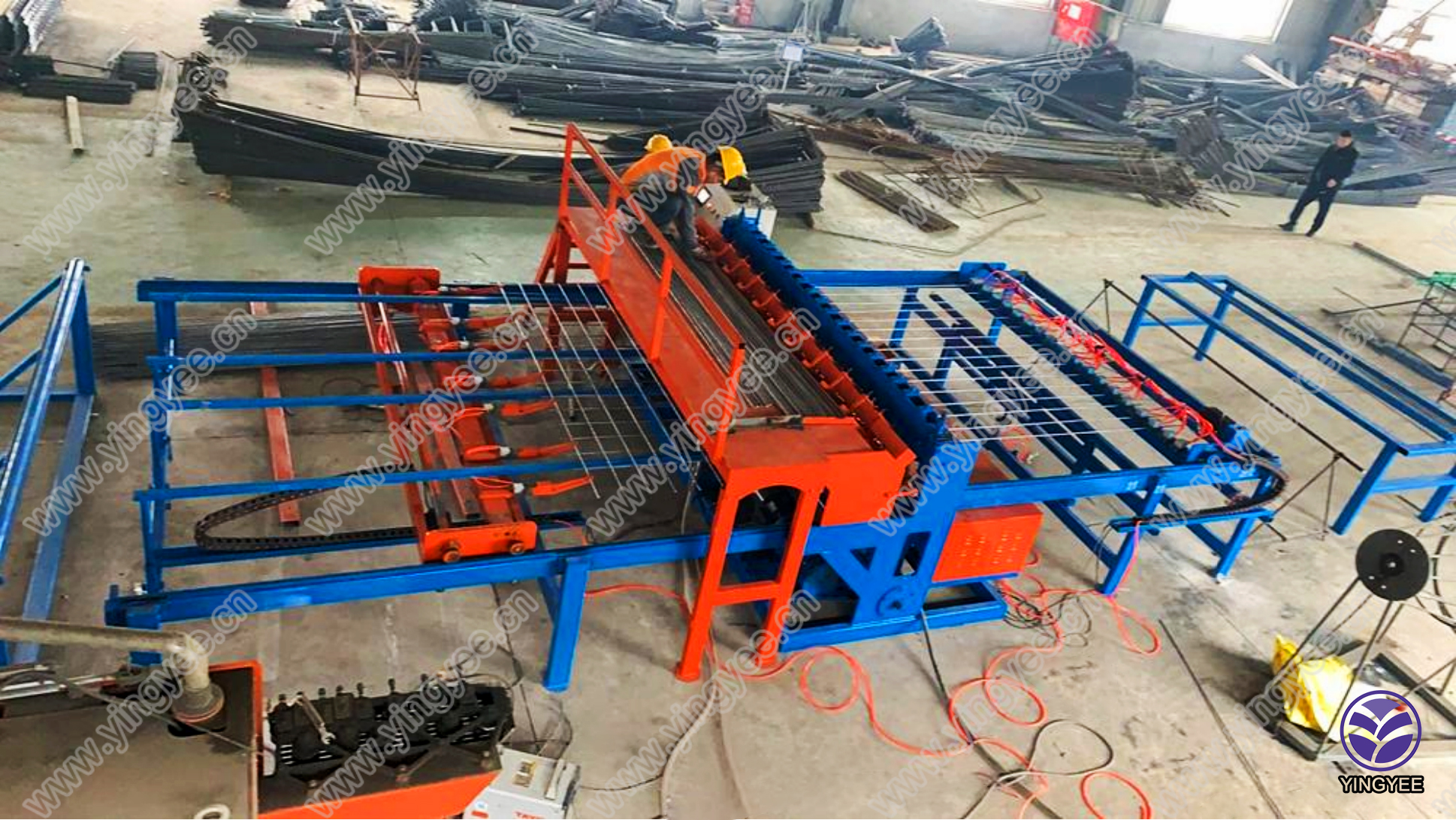 automatic welded fence mesh panel making machine