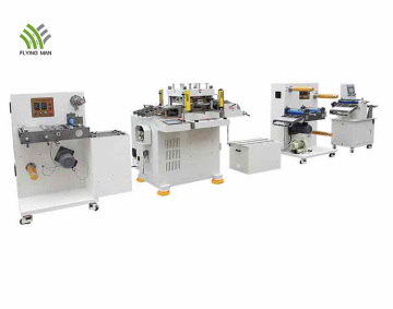 Electronic label die-cutting machine line