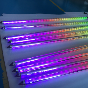 8 segmentos 3D RGB LED Tube Light DC24V