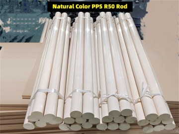 Natural Color PPS Plastic Rod Engineering Plastic Rod