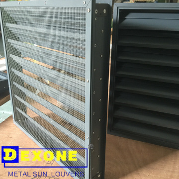 Aluminum alloy extreme sound insulation water proof louver