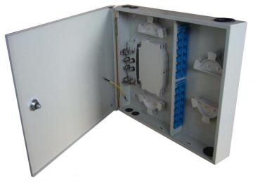 Wall Mounted Indoor Fiber Optical Distribution Box 24 Cores