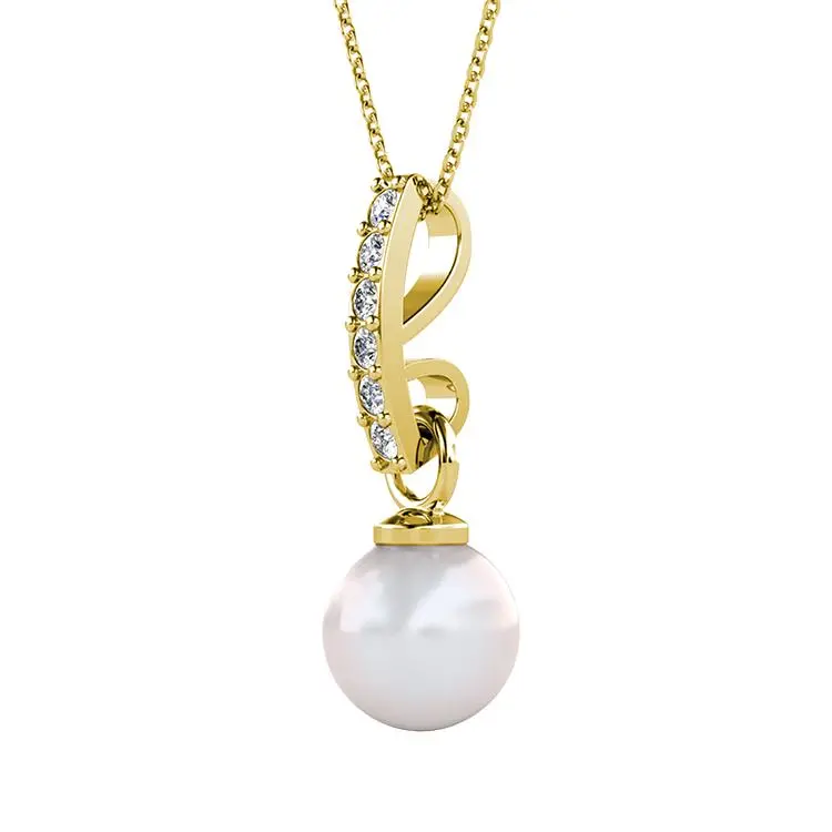Women Jewelry Large Pearl Pendant Necklace Mother Day Gifts 2021
