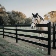 White Plastic Rail Fence & Vinyl Horse Fence Supplier