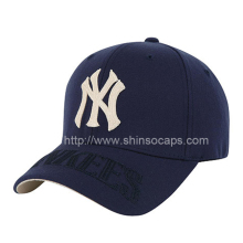 Woolen Blue Embroidery Ny Sport Winter Caps (SCBC174SSJ)