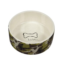 Ceramic Pet Bowl - Custom Printed Rounded Cat Dog Feeding Bowl for Promotion