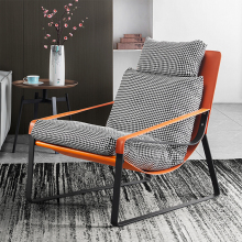 Living room sofa lounge chair fabric leisure chair