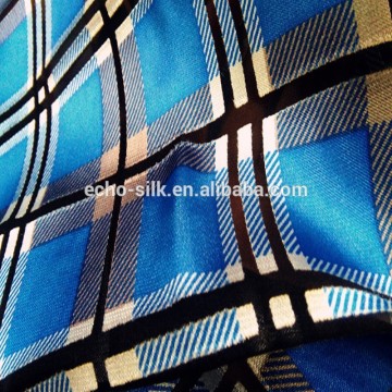 silk and rayon burn out and printing fabric
