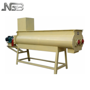 Stainless Steel Horizontal Continuous Mixer for Professional Large Quantity Blending