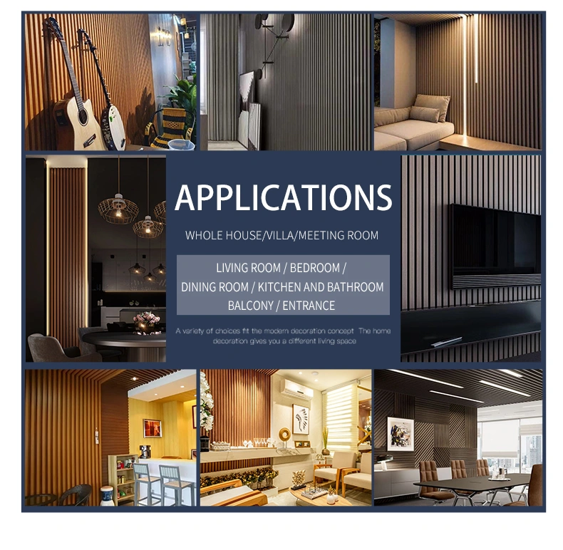 China Wholesale Waterproof Anti-Termite Non-Toxic Decorative WPC Wall Panel