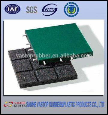 Outdoor Interlock Sports Rubber Flooring