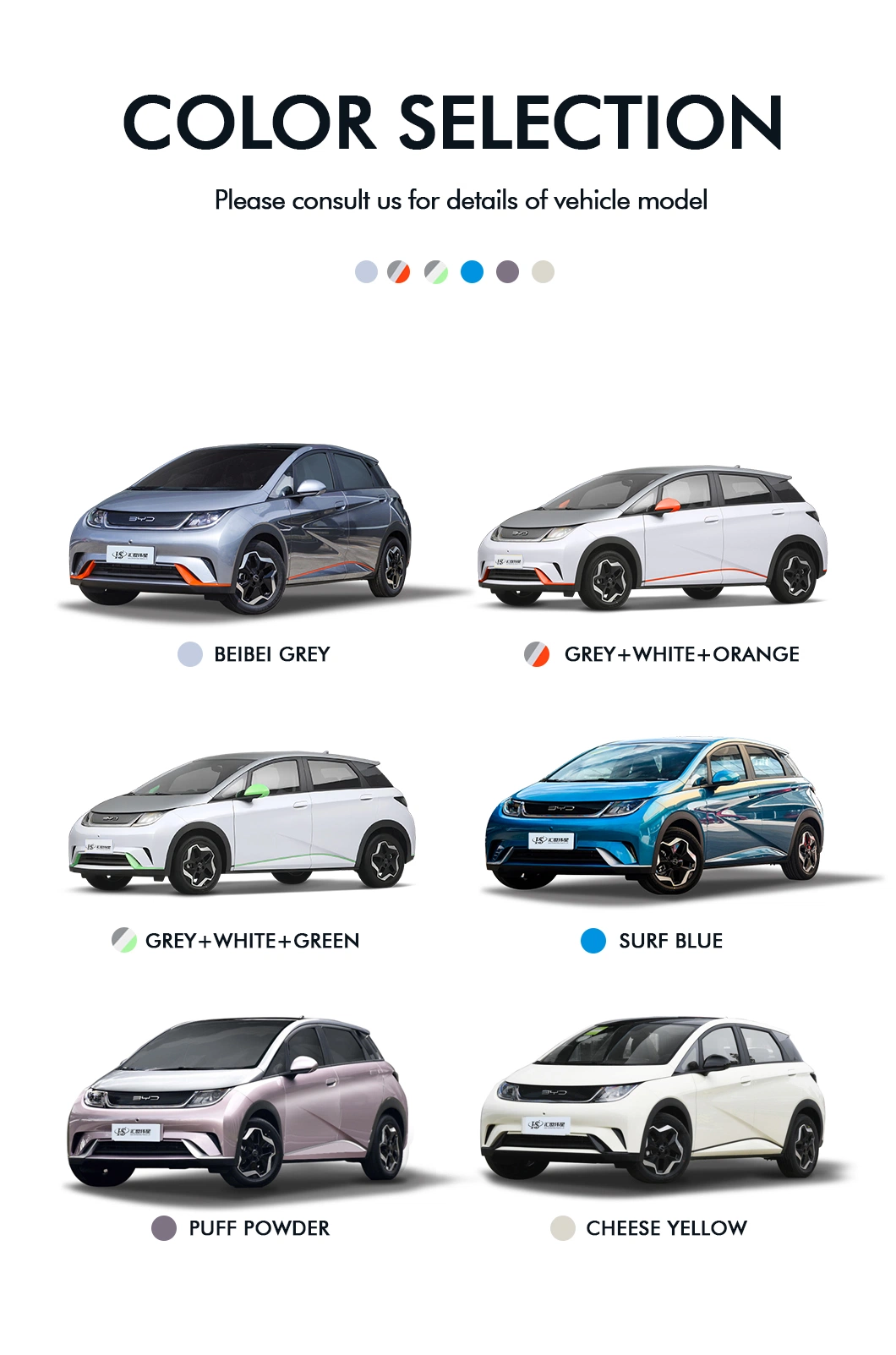 2023 Version EV Car Byd Dolphin New Energy Electric Sedan Car Left Hand Drive Electric Vehicle Used Car Made in China Used Car 0km EV Car Electric Car