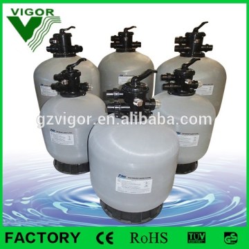 Fiberglass sand filter swimming pool top mount sand filter