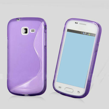 Tpu Phone Covers For Samsung Galaxy S7390 , Shockproof Phone Cases