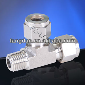 Male Run Tee Connector Male Branch Tee Tee tube connector