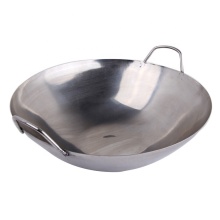 Korea King Machine Made Large 304 Stainless Steel Wok