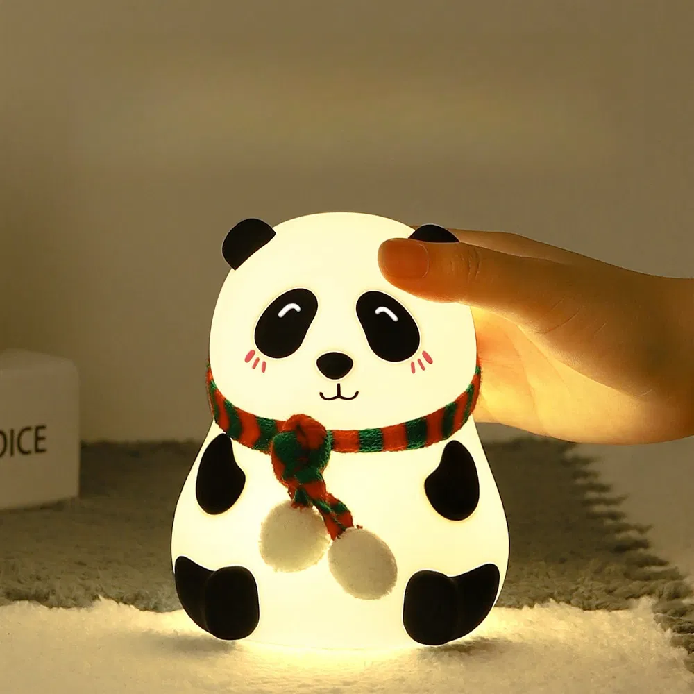 Cute Panda Eye Protection Night Light for Bedroom Sleep Atmosphere