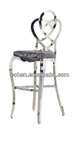 2014 latest luxury stainless steel bar stools/metal bar stools A134
