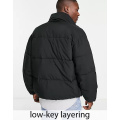 Black Down Puffer Jacket Mens