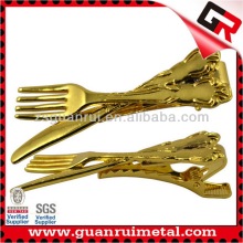 Fashionable unique fork tie clips