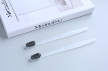 Luxury hotels sell translucent toothbrushes